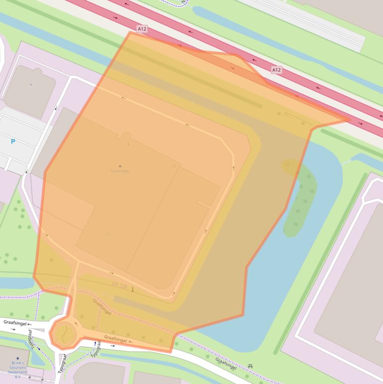Kaart van postcodegebied 6921RT.