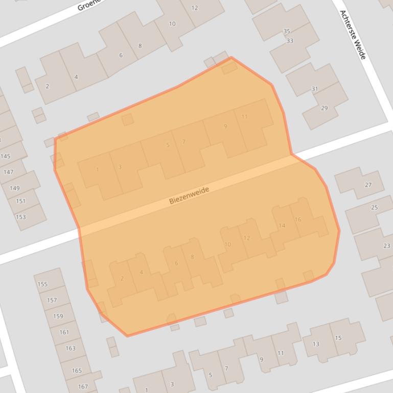 Kaart van postcodegebied 6921SK.