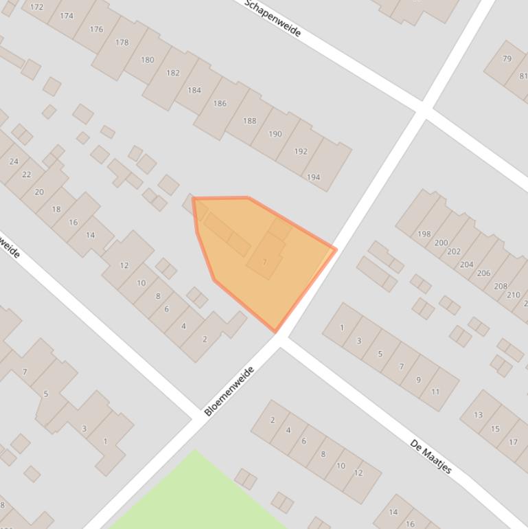 Kaart van postcodegebied 6921SR.