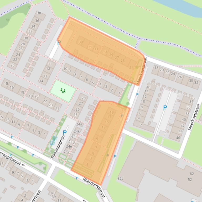 Kaart van postcodegebied 6921VV.