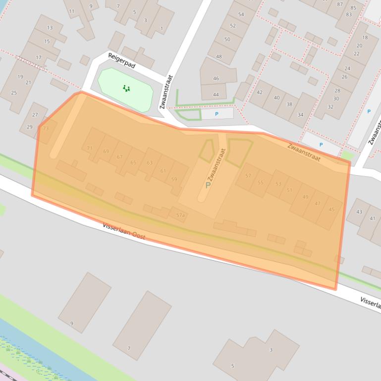 Kaart van postcodegebied 6921WL.