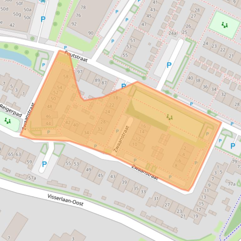 Kaart van postcodegebied 6921WN.