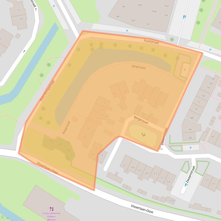 Kaart van postcodegebied 6921WP.