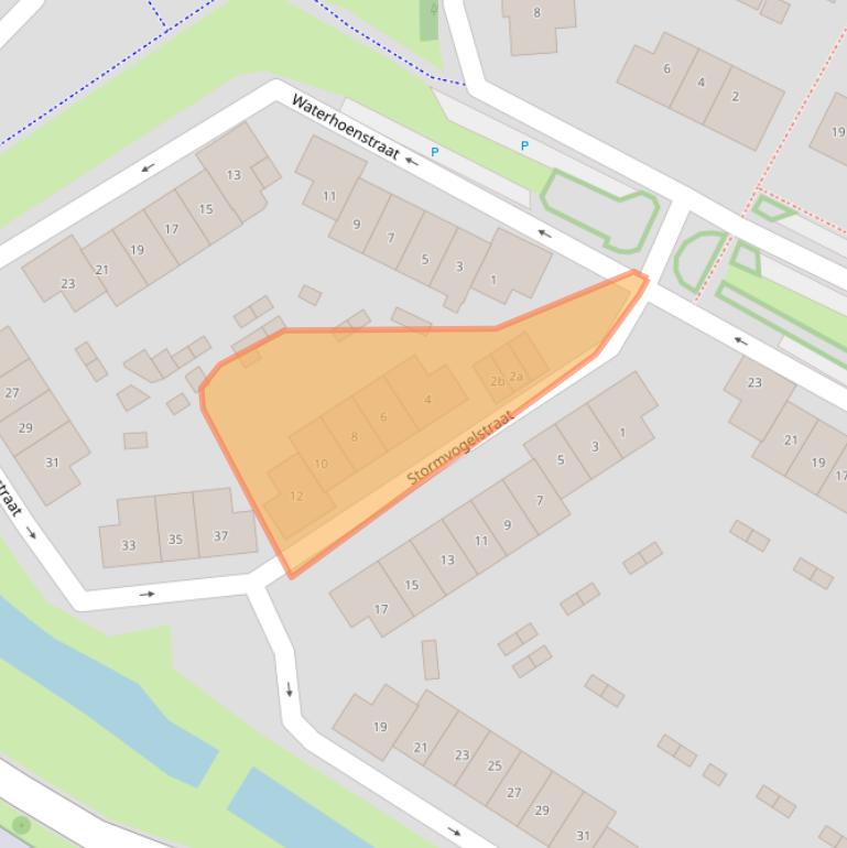 Kaart van postcodegebied 6921WV.