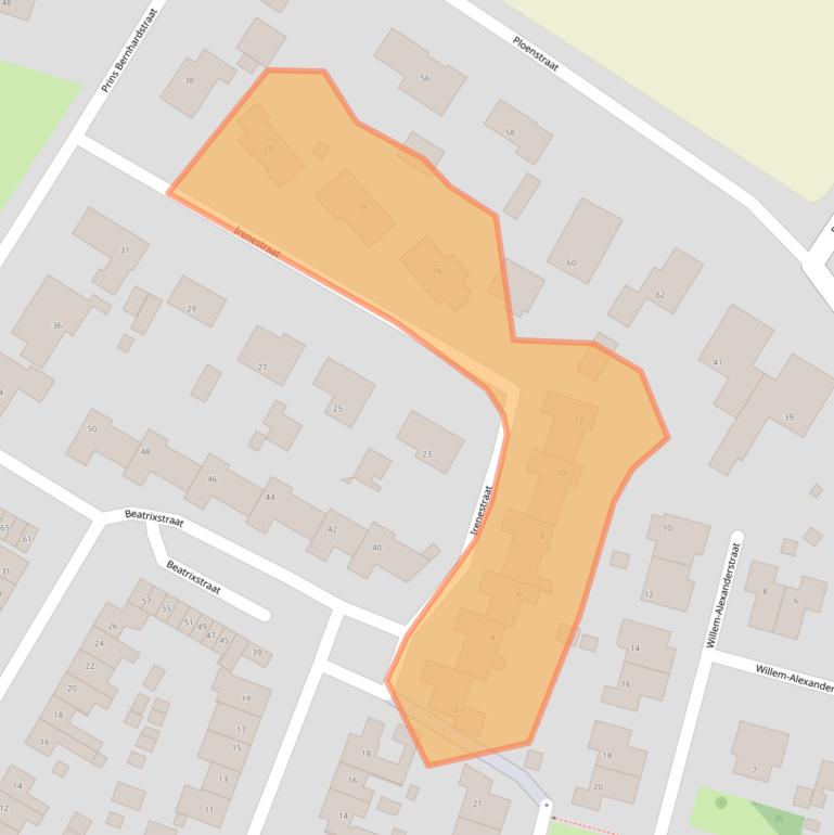 Kaart van postcodegebied 6921XZ.