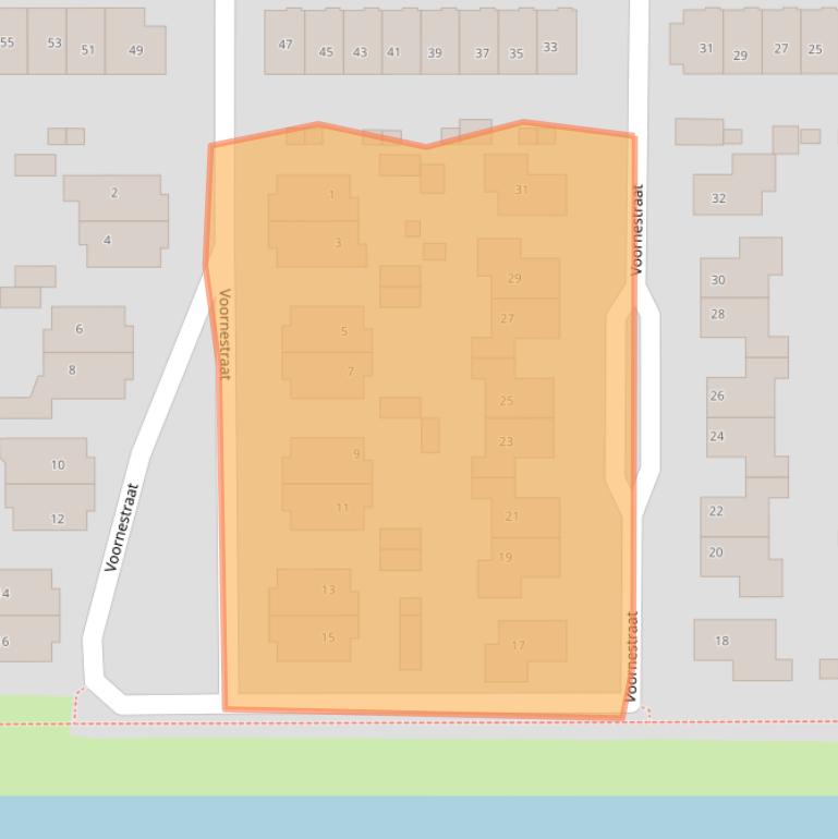 Kaart van postcodegebied 6922EA.