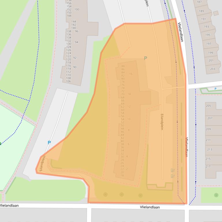 Kaart van postcodegebied 6922EL.