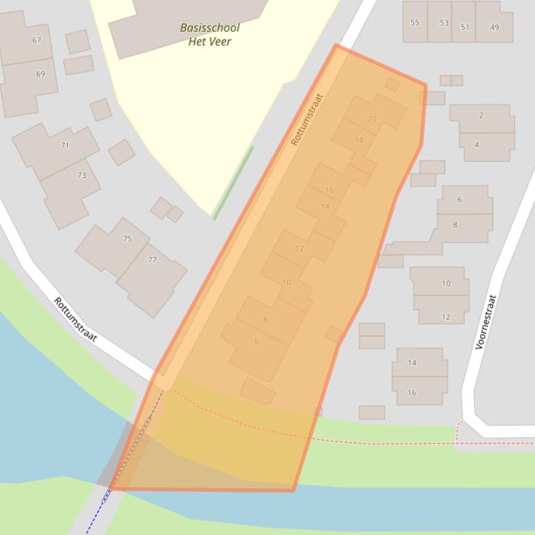 Kaart van postcodegebied 6922EZ.