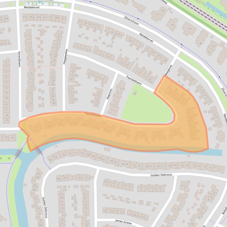 Kaart van postcodegebied 6922GE.