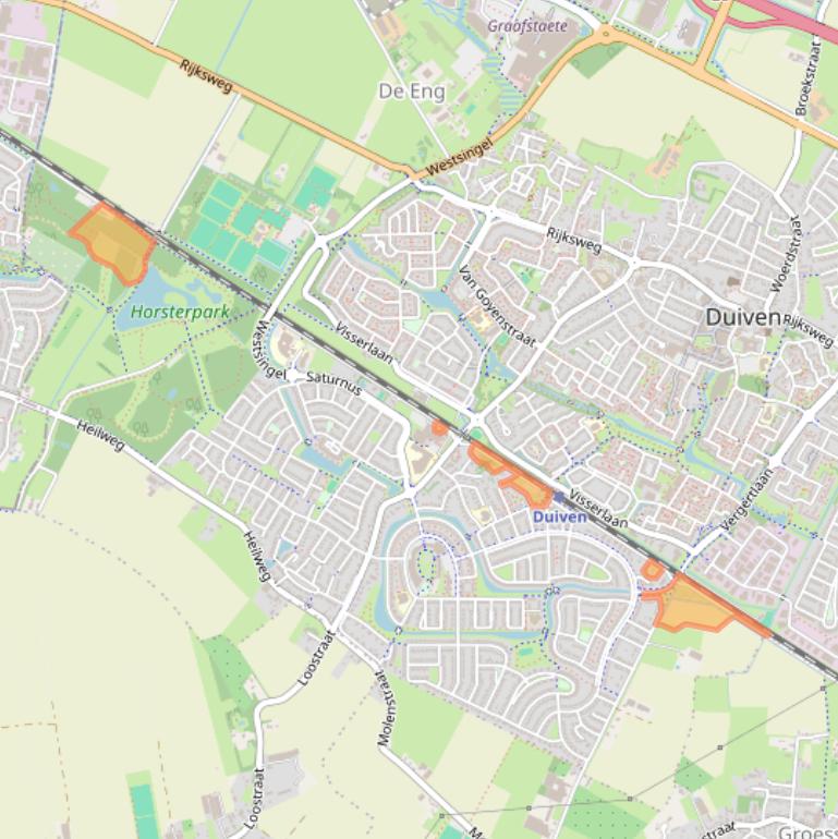 Kaart van postcodegebied 6922HP.