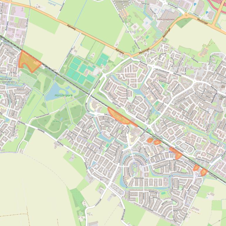 Kaart van postcodegebied 6922HR.