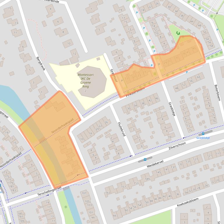 Kaart van postcodegebied 6922HT.