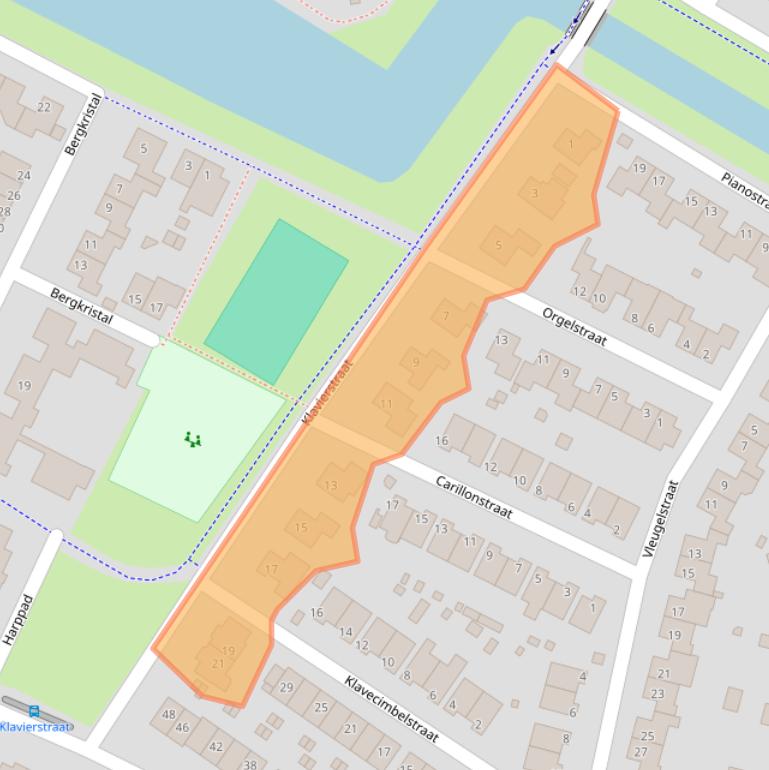 Kaart van postcodegebied 6922JN.