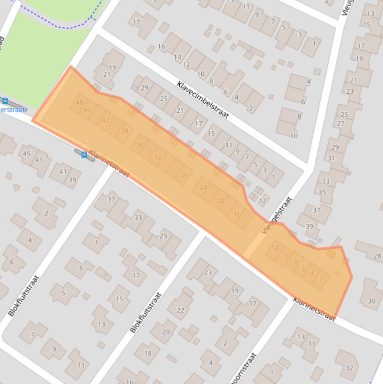 Kaart van postcodegebied 6922JT.