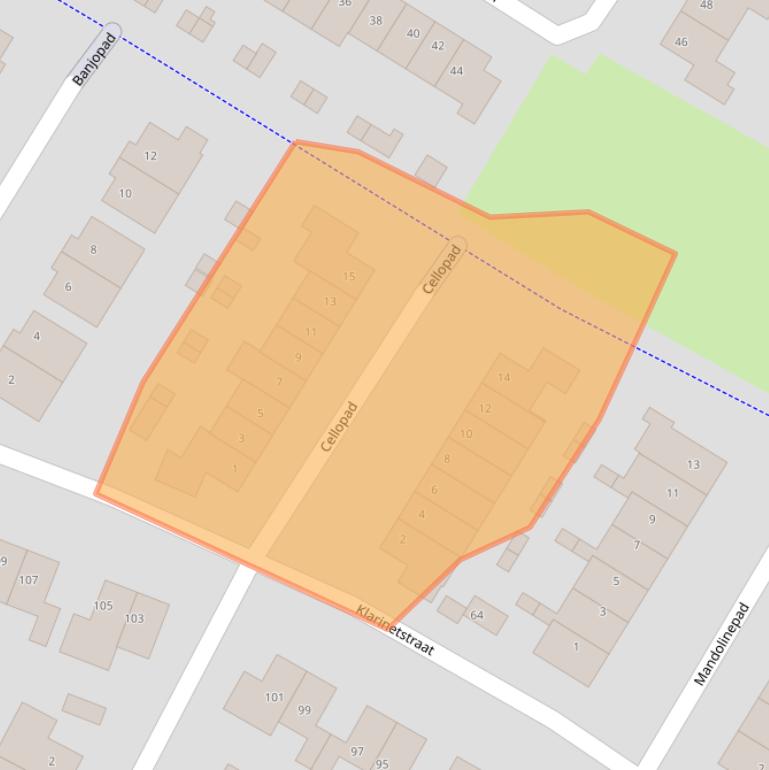 Kaart van postcodegebied 6922KD.