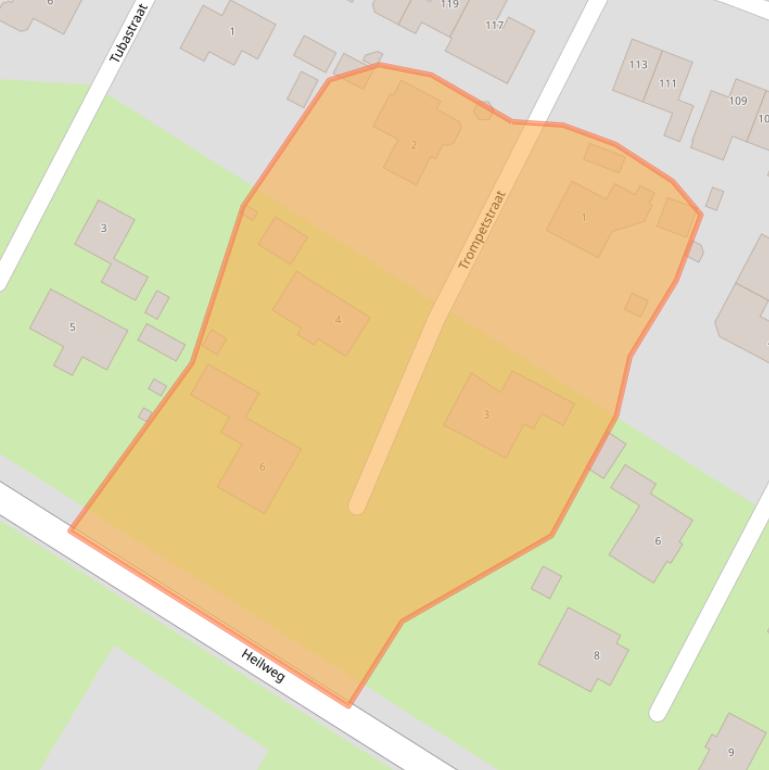 Kaart van postcodegebied 6922KL.