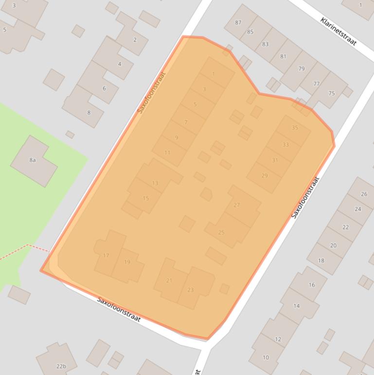 Kaart van postcodegebied 6922KM.