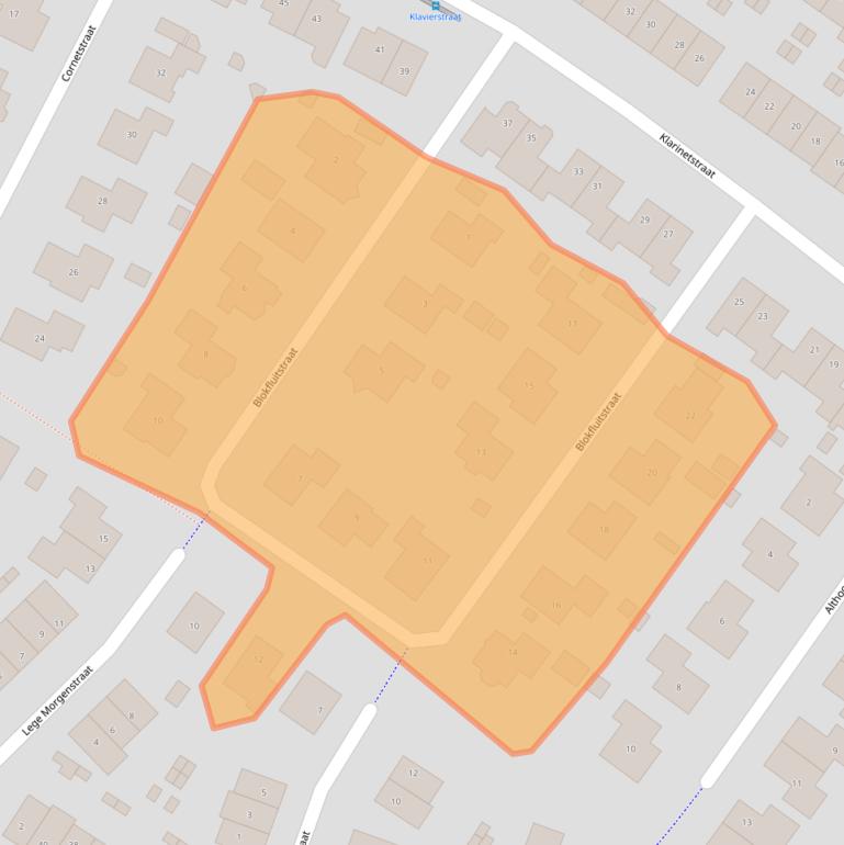 Kaart van postcodegebied 6922KT.