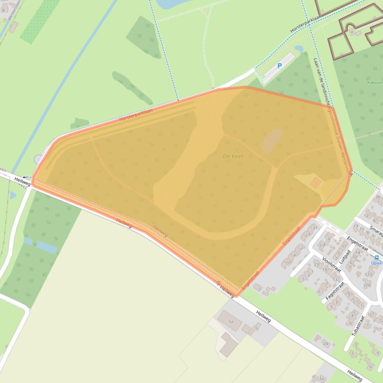 Kaart van postcodegebied 6922KZ.