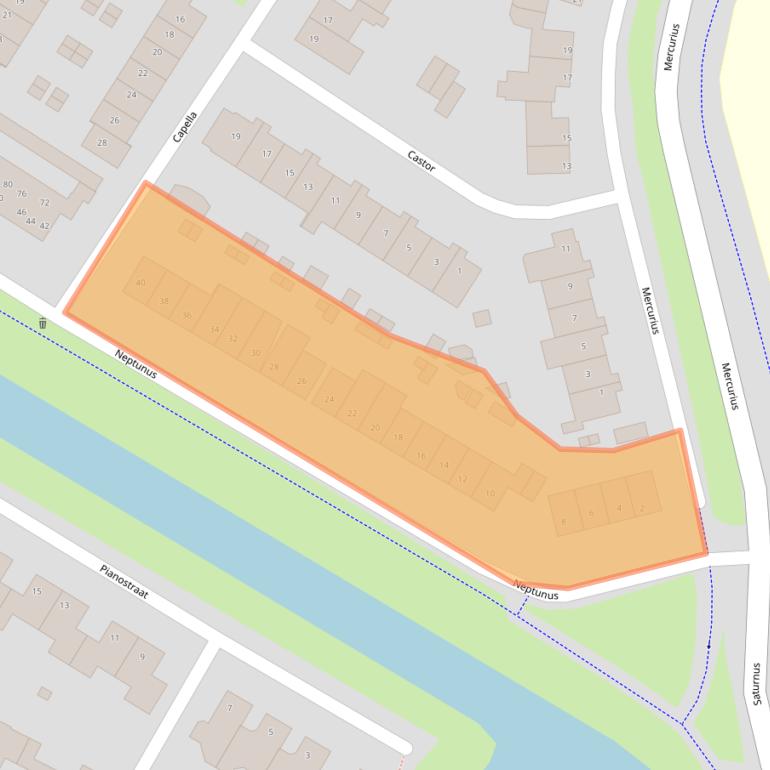Kaart van postcodegebied 6922LB.