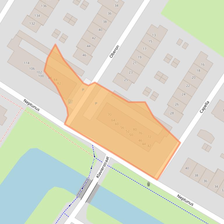 Kaart van postcodegebied 6922LC.