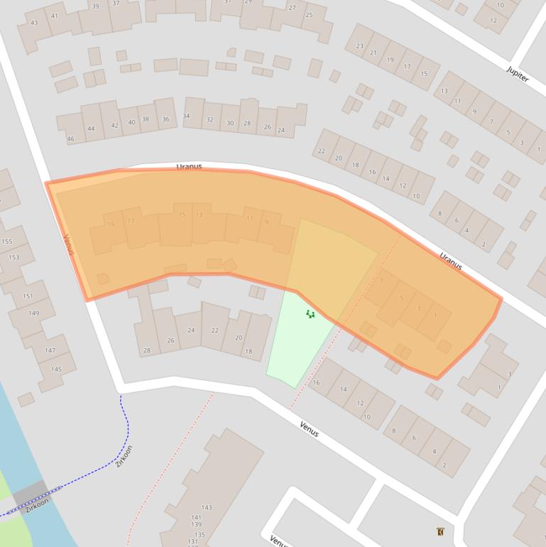 Kaart van postcodegebied 6922LM.