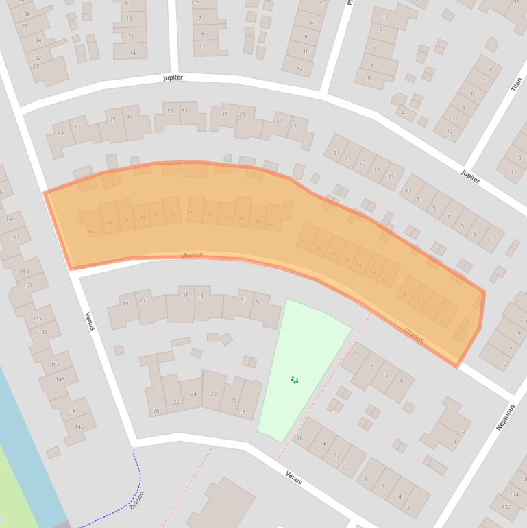 Kaart van postcodegebied 6922LN.