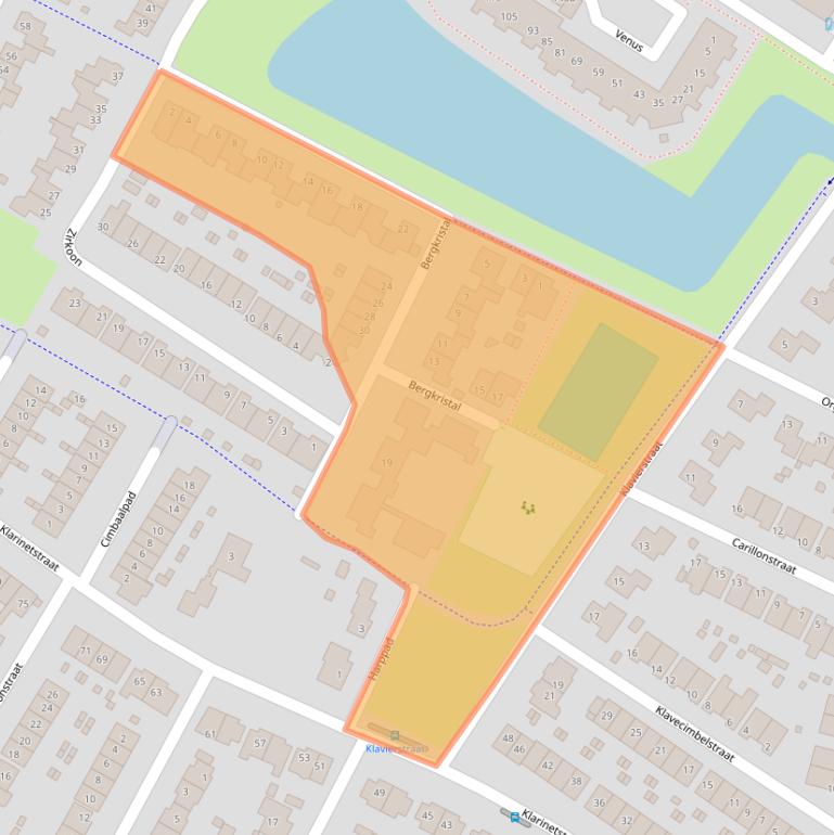 Kaart van postcodegebied 6922NP.