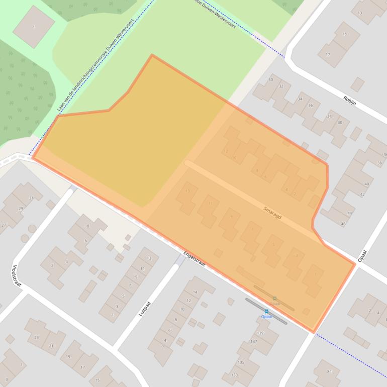 Kaart van postcodegebied 6922NT.