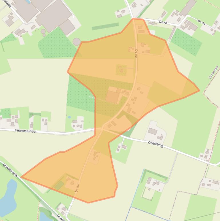 Kaart van postcodegebied 6923BK.