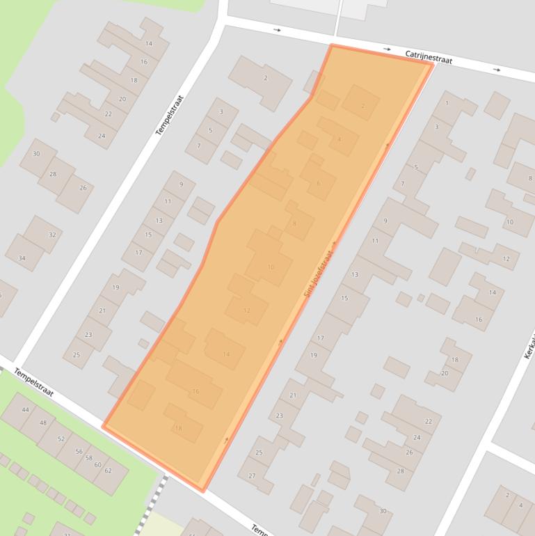 Kaart van postcodegebied 6923BV.