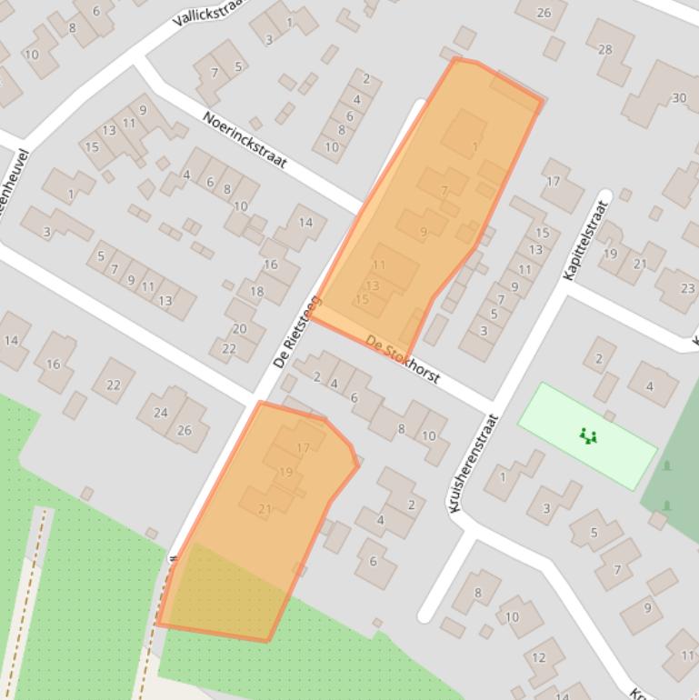 Kaart van postcodegebied 6923DE.
