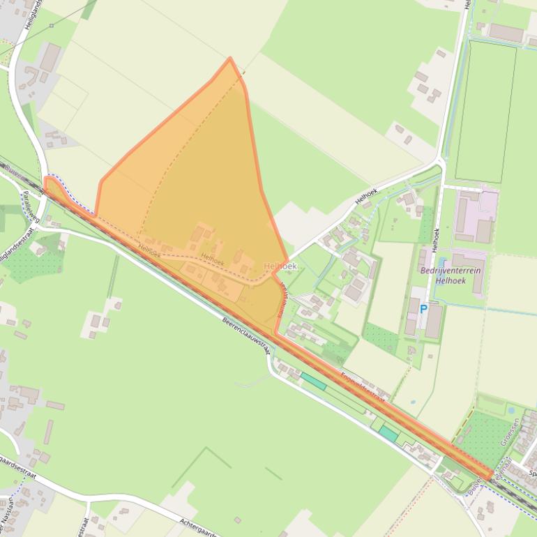 Kaart van postcodegebied 6923PD.