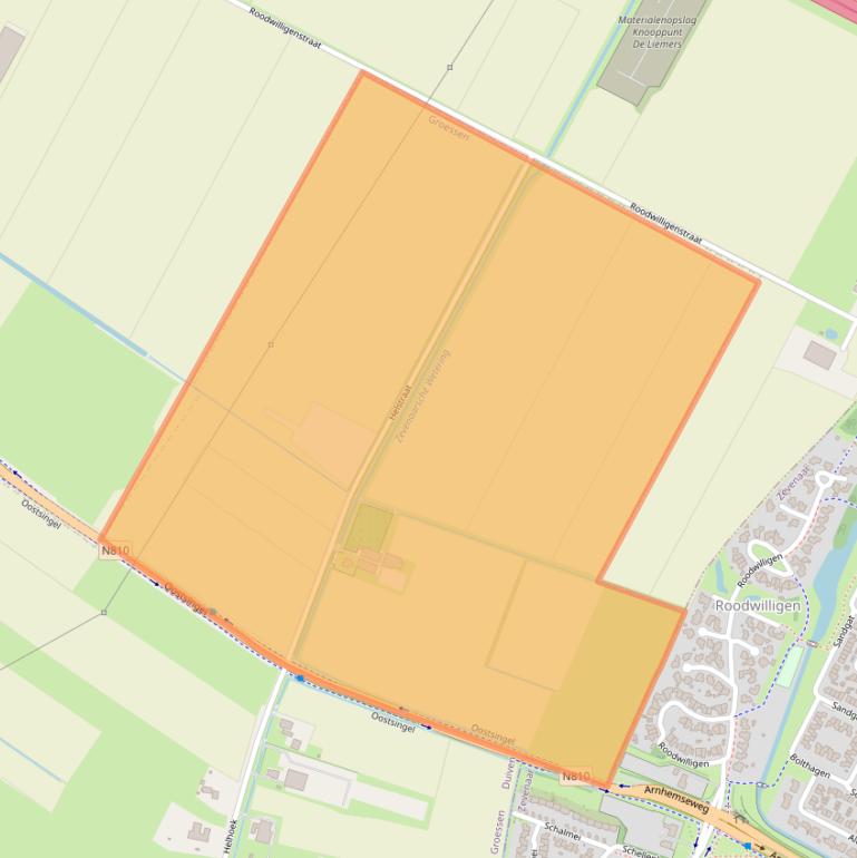 Kaart van postcodegebied 6923PG.