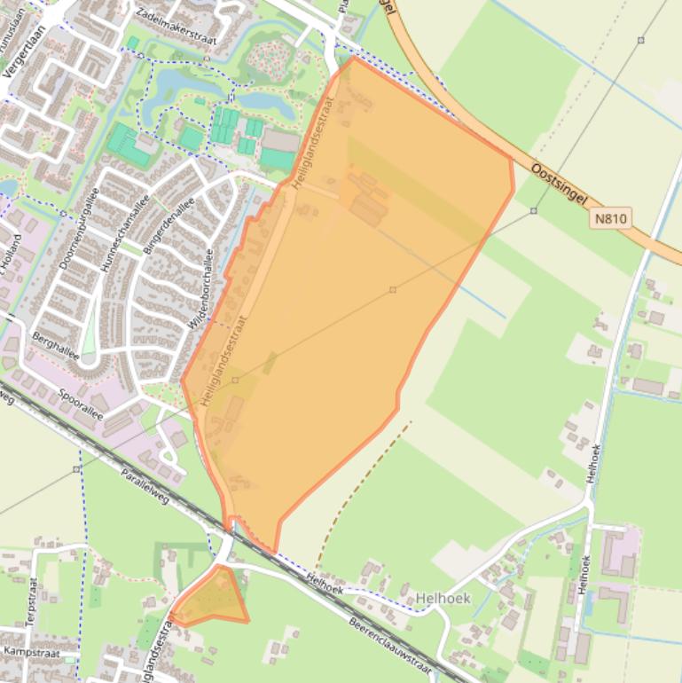 Kaart van postcodegebied 6923PH.