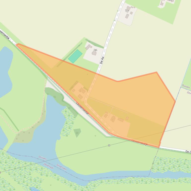 Kaart van postcodegebied 6923SJ.