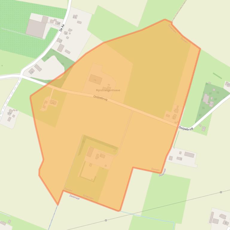 Kaart van postcodegebied 6923SK.