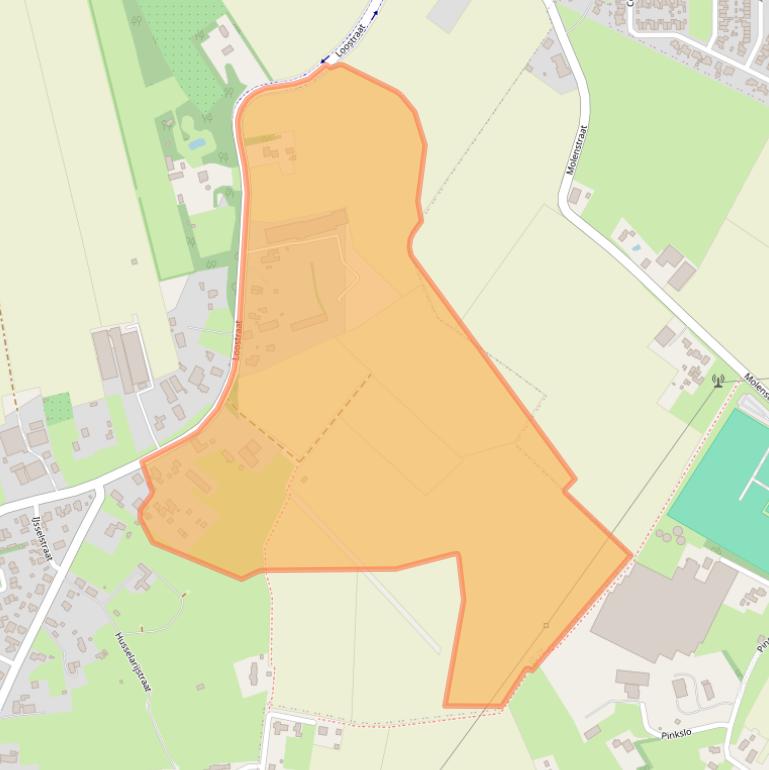 Kaart van postcodegebied 6924AB.
