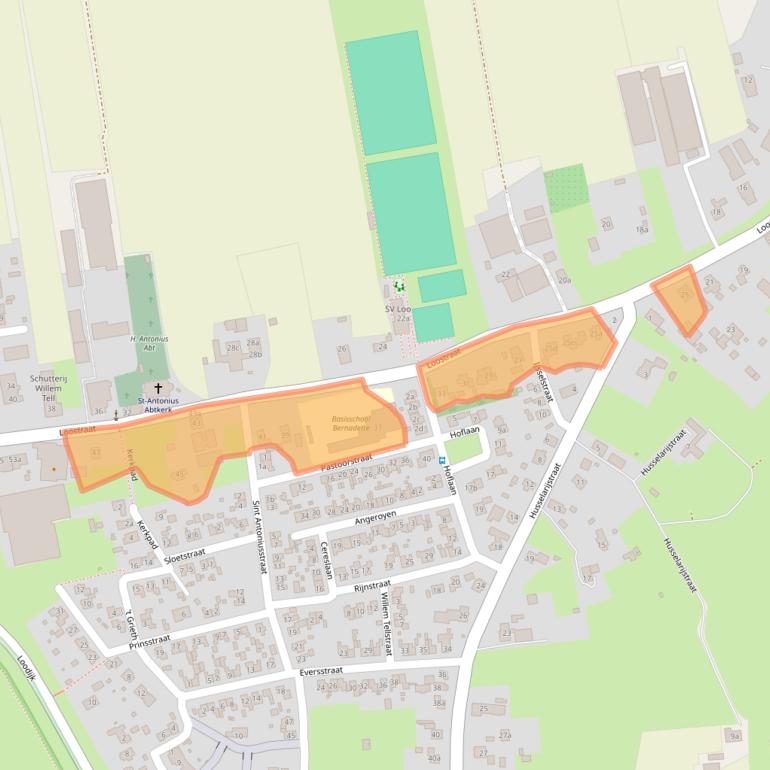 Kaart van postcodegebied 6924AC.