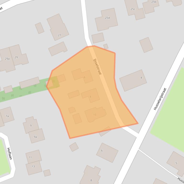 Kaart van postcodegebied 6924AN.