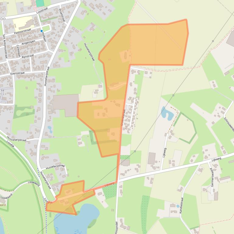 Kaart van postcodegebied 6924AP.