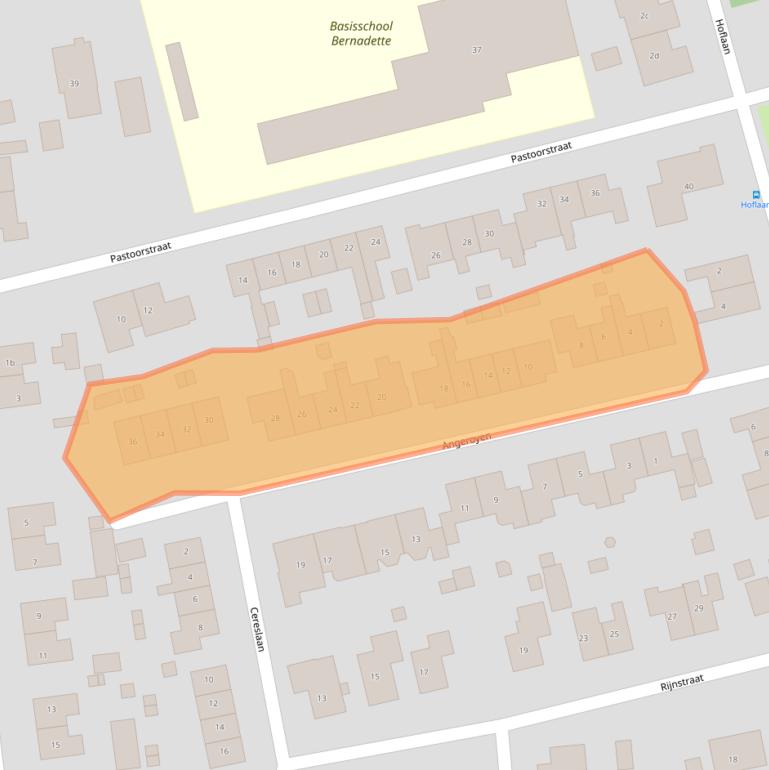 Kaart van postcodegebied 6924BG.