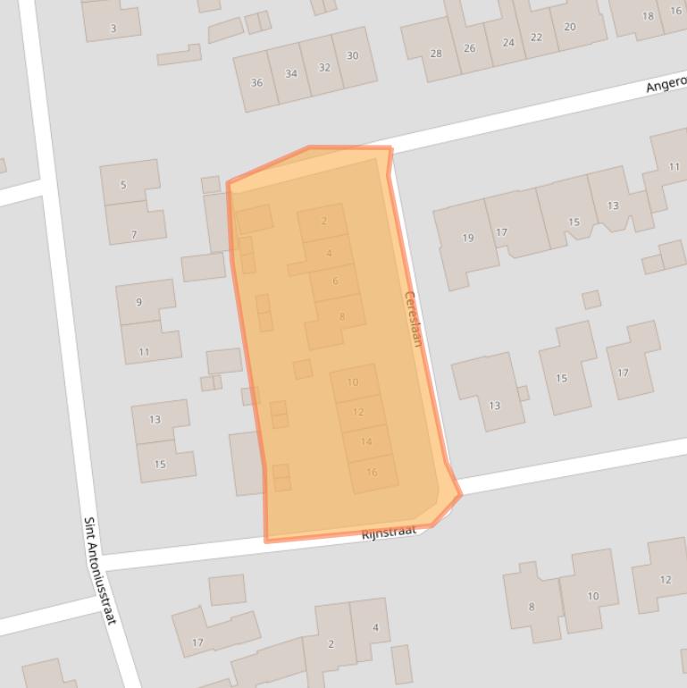 Kaart van postcodegebied 6924BH.