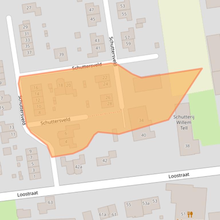 Kaart van postcodegebied 6924CC.