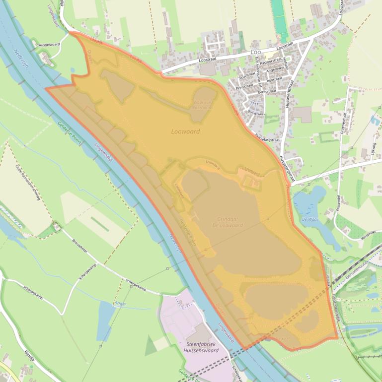 Kaart van postcodegebied 6924SG.