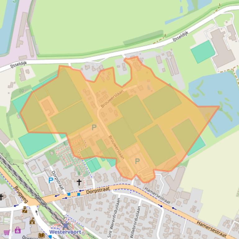 Kaart van postcodegebied 6931AC.