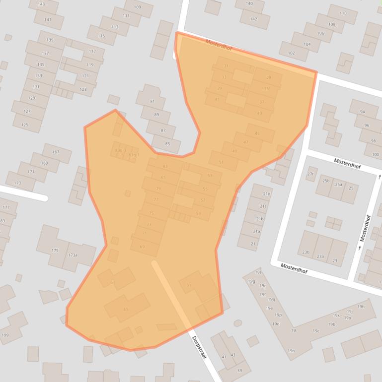 Kaart van postcodegebied 6931AH.