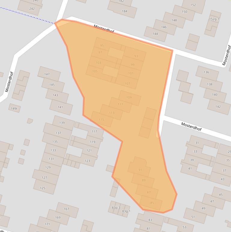 Kaart van postcodegebied 6931AJ.