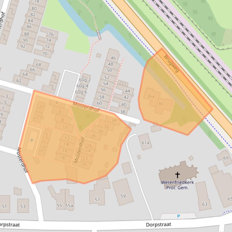 Kaart van postcodegebied 6931AM.