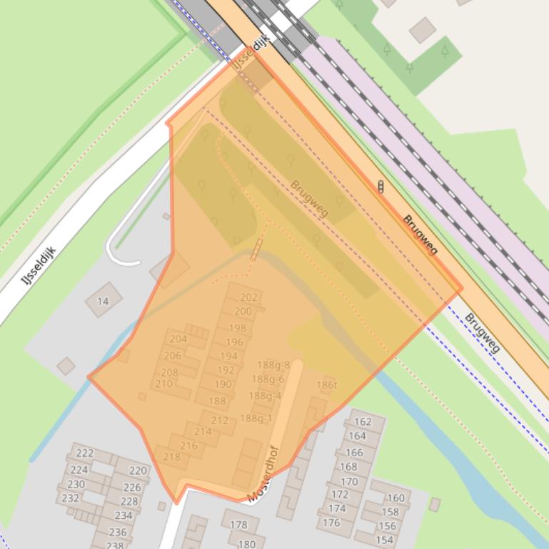 Kaart van postcodegebied 6931AT.